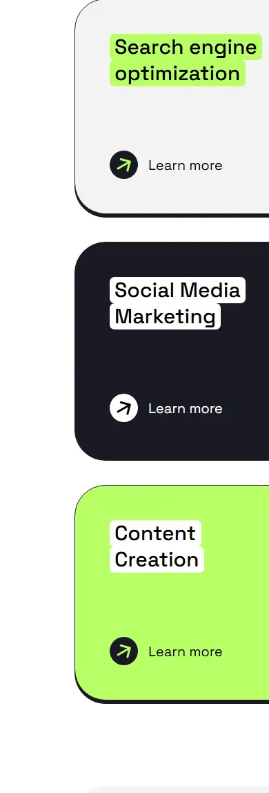 Codia: the services cards at 390px