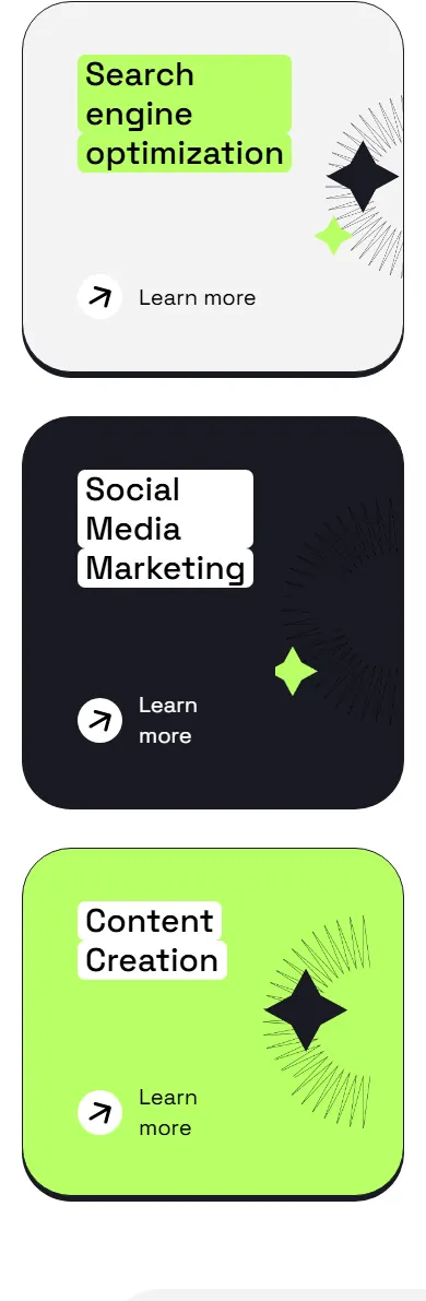 Locofy: the services cards at 390px