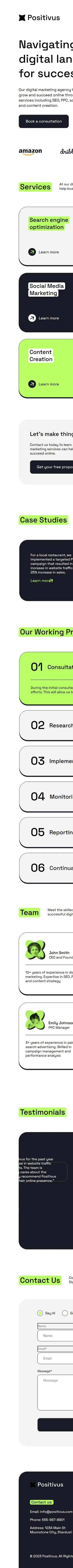 Anima output at 390px wide, top of page
